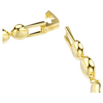 Una Angelic Tennis bracelet Round cut, Pavé, Medium, White, Gold-tone plated